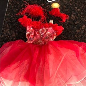 Girl dance costume